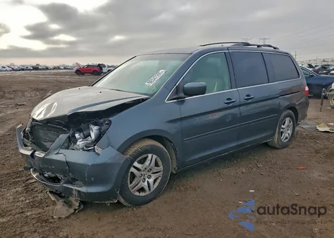 2005 Honda Odyssey Exl z USA, uszkodzony, nr VIN 5FNRL386X5B025005
